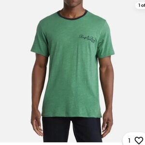 🔥 RAG & BONE 🔥 Men's varsity flame ringer T-shirt